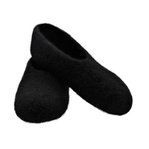 Filzschuh Schwarz